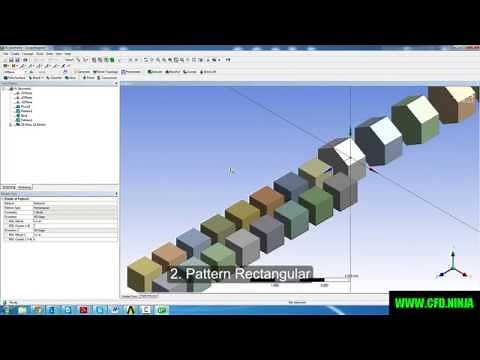 ✅ ANSYS DESIGN MODELER - Basic Tutorial 5 - PATTERN / ARRAY