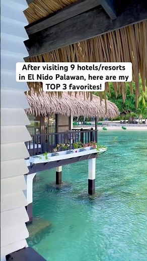 3 Best Resorts in El Nido Palawan Philipines 2025 🏝️
