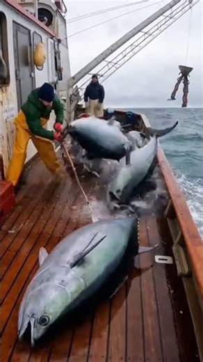 Giant Tuna Wouldn’t Stop Jumping Onto the Boat