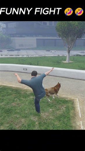FUNNY FIGHT 😨😨 #gta #shortvideos #shorts #viral