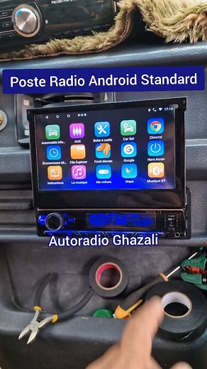 5.1K views · 4.6K reactions | #Installation #poste_Radio_Android_Standard #Mercedes_207 | Autoradio Ghazali | Facebook