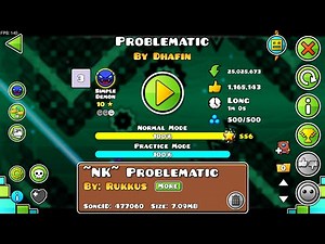 Problematic 100% Geometry Dash Walkthrough