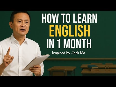 How to Learn English in 1 Month | Inspired by Jack Ma