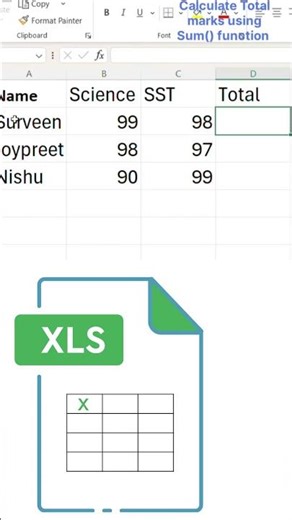 Create Student Marksheet in Excel | Automatic Result Calculation(Short, clear, searchable ✅)