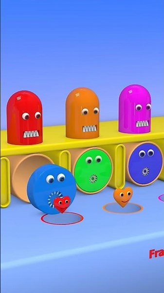 Circle Monsters💝💖 @jombie93 #3danimation #3dart #blender #cuteanimation