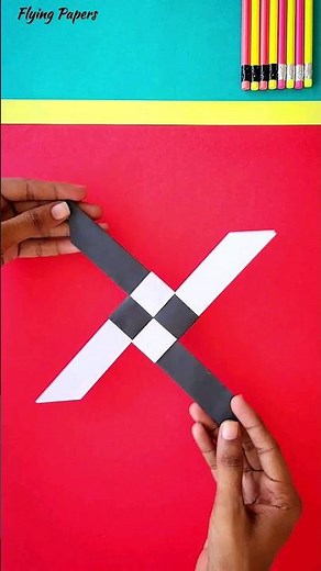 how to make a ninja star boomerang , Easy paper boomerang , Ninja star toy