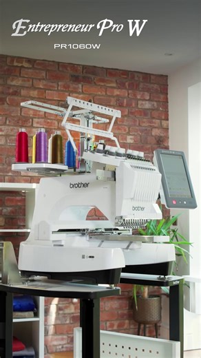 The Brother PR1060W ten needle embroidery machine - professional embroidery, beginner friendly. With Brother's intuitive UI, learning and set up videos, included accessories and no need for any additional hard or software, you can start embroidering straight out of the box! We've added operator locks, so staff members can concentrate on embroidery, without the risk of changing settings or usability. With Brother's ongoing support network, we'll always be At your side when you buy a Brother. http