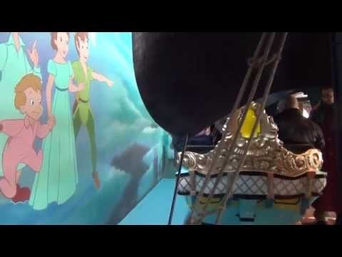 Peter Pan's Flight ride HD Disneyland Paris 2014