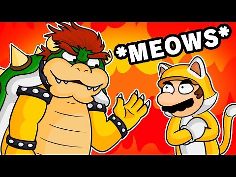 CAT MARIO VS BOWSER