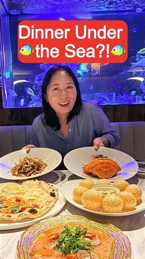 🐠 Would you believe this is a restaurant in Osaka?! 🇯🇵✨ #イタリアン #vlogjapan