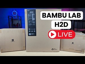 Bambu Lab H2D Unboxing, Setup and First Print!