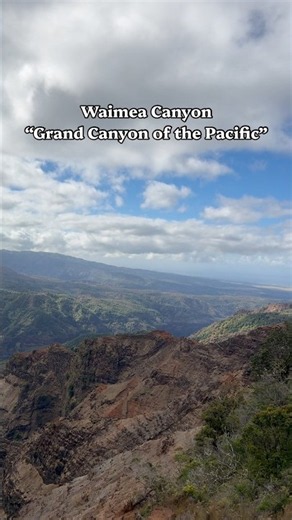 Waimea Canyon Lookout Kauai Hawaii #waimea #grandcanyon #kauai #kauaihawaii #thingstodoinhawaii