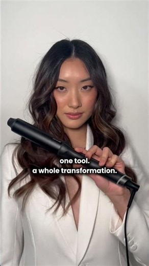How to create big bouncy curls with a 38mm curling wand