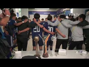 #DareToShine Japan U-20s Women's Dressing Room Celebrations (EXCLUSIVE)