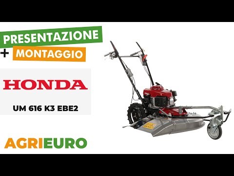 Honda UM 616 EBE2 - Petrol Flail Mower - Blade - Presentation and Assembly