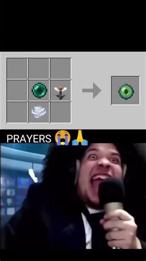 Ender Eye Recipe Minecraft😢 #minecraftshorts #minecraft #minecraftgameplay