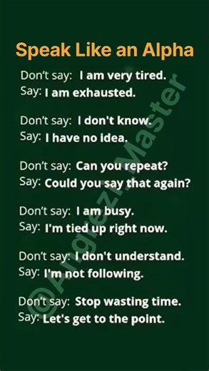 Speak Like an Alpha: Level Up Your Communication 🐺💼 #spokenenglish #shorts #youtubeshorts #esl