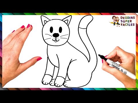 Comment Dessiner un Chat Étape par Étape 🐱 Dessin de Chat Facile