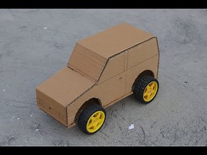how to make simple jeep with cardboard