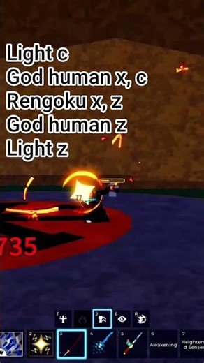 light combo #roblox #bloxfruits #combo #bloxfruitscombo #lightcombo #effect #godhumancombo