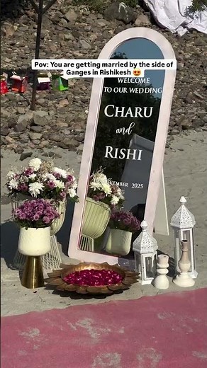 Destination Wedding Near the River Ganges in Rishikesh | Beach Wedding Planning in Rishikesh