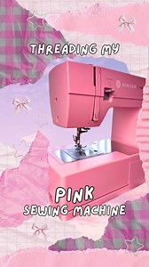 Let’s thread my pink singer heavy duty sewing machine 💅🪡🧵✂️✨ #pinksewingmachine #sewingaddict #singerheavyduty | Groovy Ooze