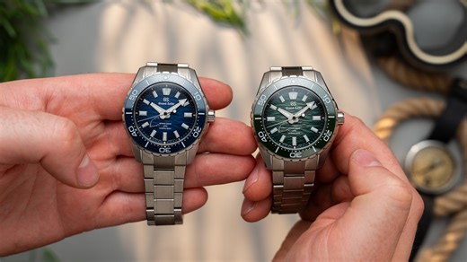 New Grand Seiko Spring Drive U.F.A. Ushio Diver 300 SLGB023, SLGB025