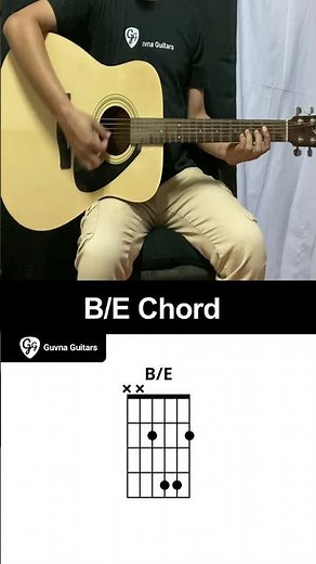 How To Play The B/E Chord On Guitar - Guvna Guitars