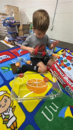 Preschool Vibes on Instagram: "We’re opening up the Nuts About Counting set today ✨ I love how each bolt matches the exact height of the number printed on the base—so the 9 bolt can only fit nine nuts! It’s such a fun, hands-on way to explore counting, comparing more and less, and making patterns. The best part? They spin off easily when you flip them upside down—and they’ll last forever!  These are from my Lakeshore Learning Haul"