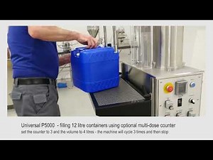 2 Head 5-Litre Semi-Auto Liquid Filling Machine - Universal Filling Machine Company - UK