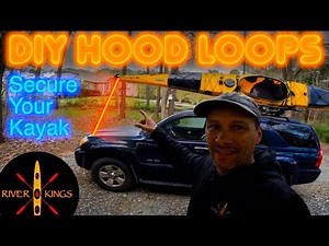 Properly Strap Your Kayaks to a Car // DIY Hood Loops and Bow Lines