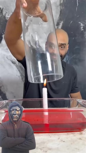 Candle Water Science Experiment | Does it Work or Not 🤔 | #scienceexperiments #candle #lifehack #explore #tipsandtricks
