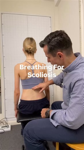 UK Scoliosis Clinic | Rotational Angular Breathing for Scoliosis 🫁 With scoliosis, one side of the ribcage often collapses inward. Rotational Angular... | Instagram