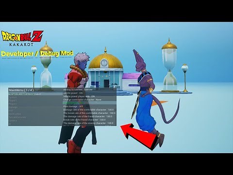 Dragon Ball Z Kakarot: Developer / Debug Build - Mod Menu
