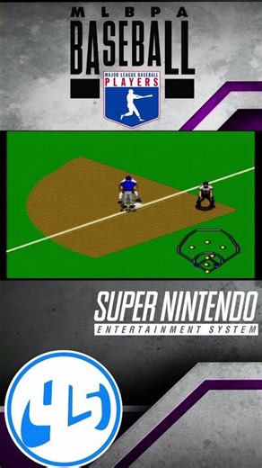 MLBPA Baseball (SNES) – Gameplay Short