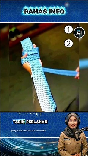 Rahasia Ikat Dasi Super Cepat Pakai Teknik Lengan! 👔✨