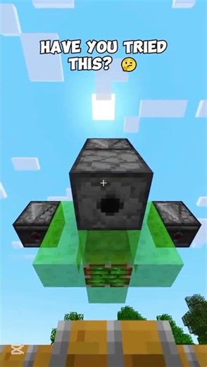 Working Rocket in Minecraft 🚀 Easy Tutorial #Shorts