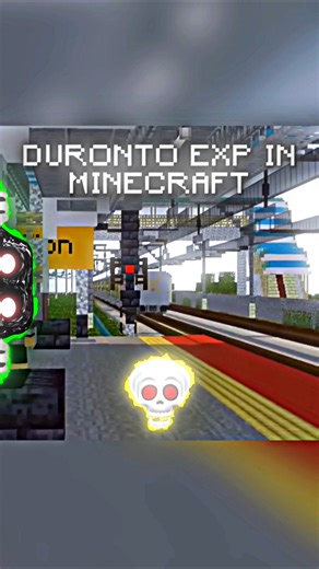 Duronto Express in Minecraft 😈🎮 | Hauled by WCAM-3 🚆#shorts