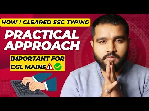 SSC CGL MAINS 2025 TYPING TEST🔥| PRACTICAL DEMO✅| #ssc #ssccgl #typingtest