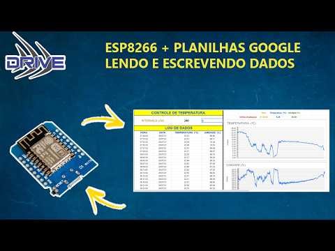 ESP8266 + Planilhas Google: datalogger de sensores em tempo real - 034