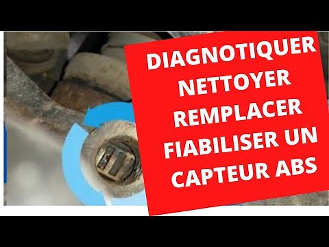 Diag, control, replacement of the ABS sensor