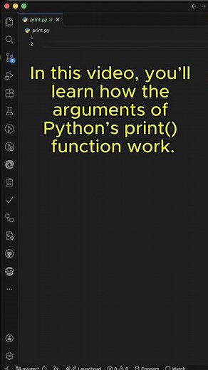 The arguments of Python’s print()