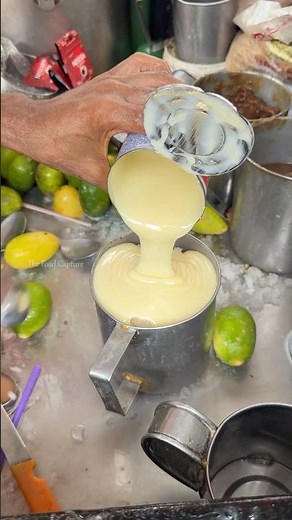 🔥Amazing Refreshing Creamy Condensed Milk Iced Coffee Making Recipe🤤 #shorts