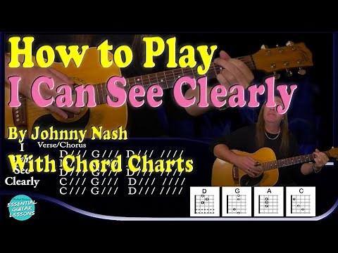 How To Play I Can See Clearly On Guitar