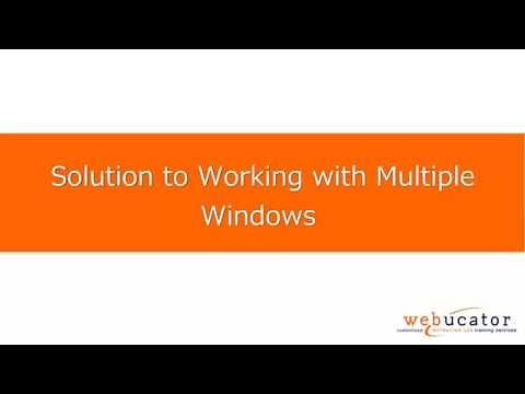 Working with Multiple Windows in Microsoft Word