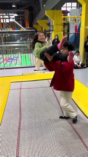 Jumping without worries. Trampoline Check-in Internet Celebrity Trampoline. Trampoline. Trampoli