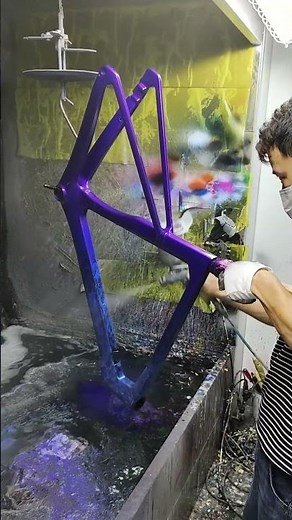 How to spray protective paint on the A9 road bike.#icancycling #a9