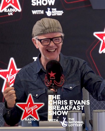 6.6K views · 68 reactions | Chris Evans couldn't be more excited to kick off day one of our brand new partnership with the brilliant The National Lottery 爛⭐️ #ChrisEvansBreakfastShow #VirginRadioUK #TheNationalLottery | Virgin Radio UK | Facebook