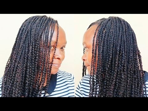 MICRO TWISTS / LONG MINI TWISTS A VERY DETAILED HAIR TUTORIAL | NATURALALTONE #hairtutorial