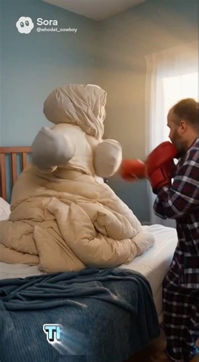 He FOUGHT a Blanket Monster to Avoid Missing Church